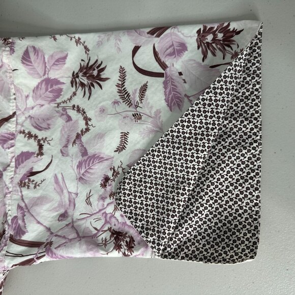 Crabtree and Evelyn Robe Size M/L Floral Kimono Cotton Bamboo Blend - Picture 7 of 9